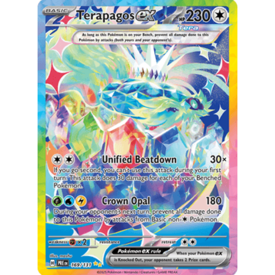 Terapagos ex 169/131  - Holofoil SV Prismatic Evolutions - Special Illustration Rare