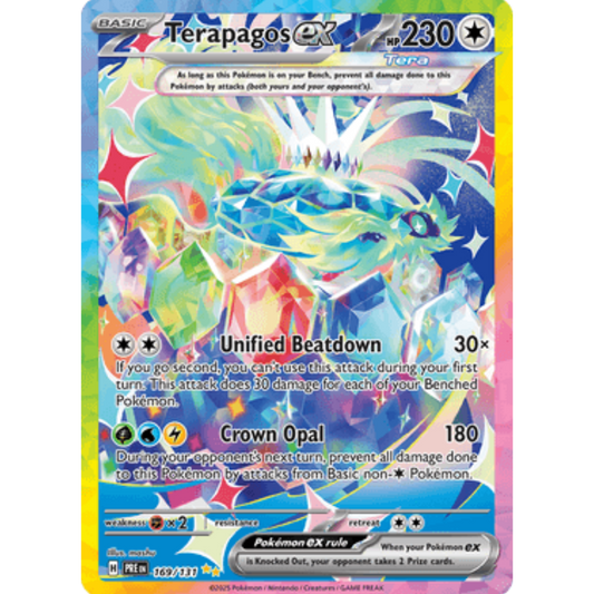 Terapagos ex 169/131  - Holofoil SV Prismatic Evolutions - Special Illustration Rare