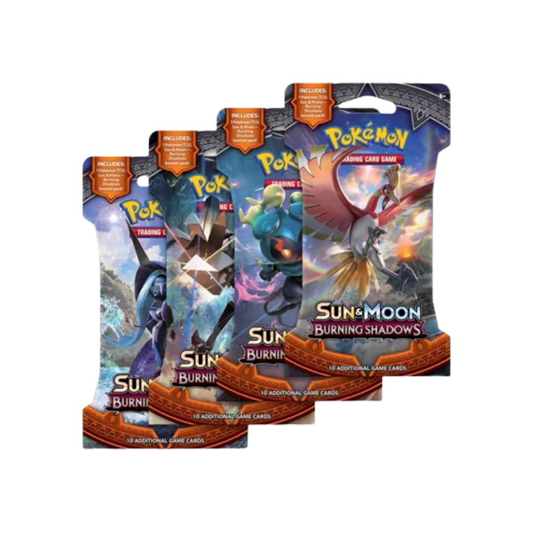 Burning Shadows Sleeved Booster Pack Art Bundle [Set of 4]