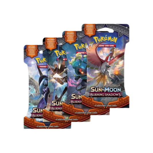 Burning Shadows Sleeved Booster Pack Art Bundle [Set of 4]
