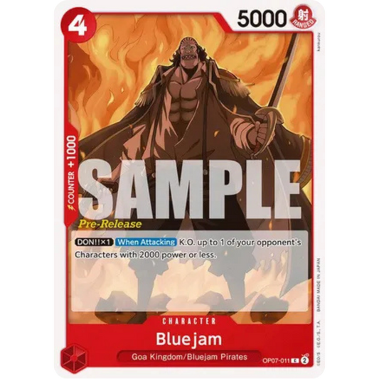 Bluejam (OP07-011) - 500 Years in the Future Pre-Release Cards