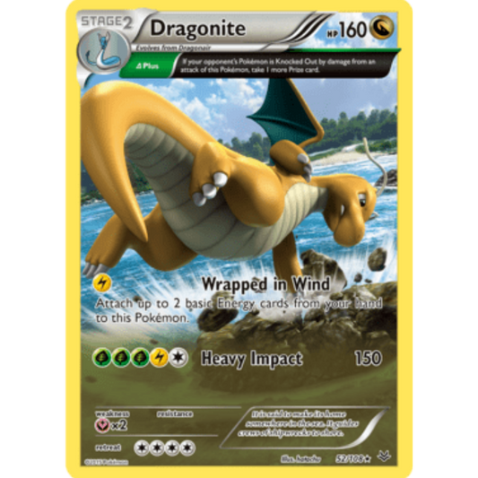 Dragonite (52 Delta) 052/108  - Holofoil XY  Roaring Skies - Holo Rare