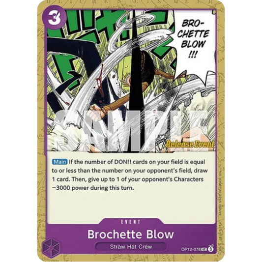 Brochette Blow (OP12-078) - Legacy of the Master Release Event Cards