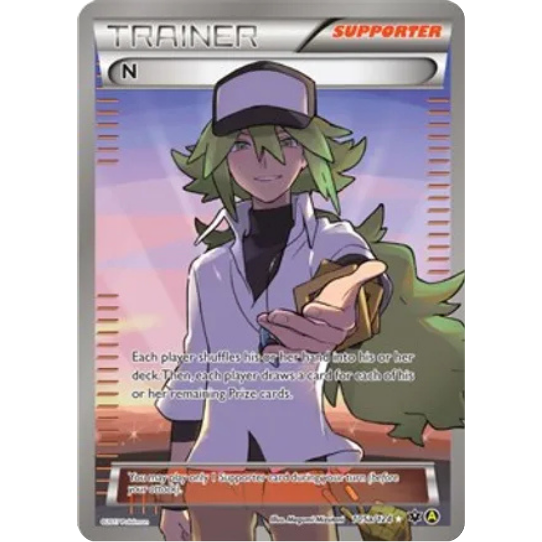N (Supporter) 105a/124  - Holofoil Alternate Art Promos - Promo