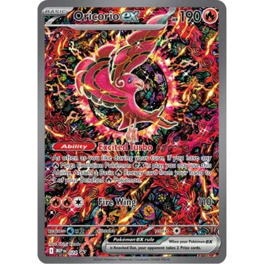 Oricorio ex 024  - Holofoil ME Mega Evolution Promo - Promo