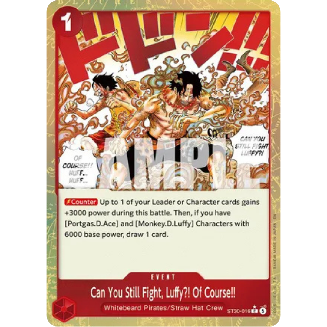 Can You Still Fight, Luffy?! Of Course!! (ST30-016) - Starter Deck EX: Luffy & Ace