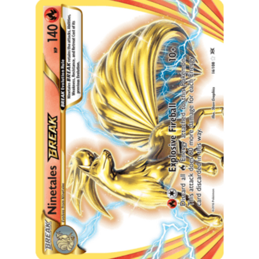 Ninetales BREAK 016/108  - Holofoil XY  Evolutions - Rare BREAK