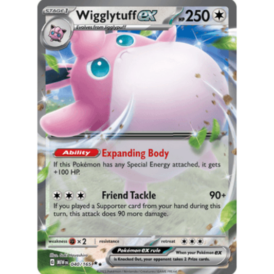 Wigglytuff ex (040/165) [Scarlet & Violet: 151]