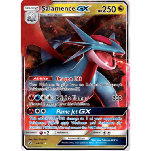 Salamence GX (44/70) [Sun & Moon: Dragon Majesty]