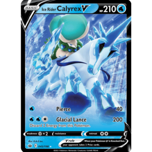 Ice Rider Calyrex V (045/198) [Sword & Shield: Chilling Reign]