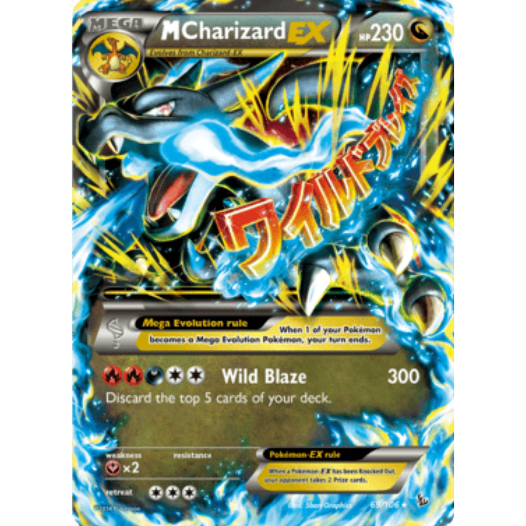 M Charizard EX (X) 069/106  - Holofoil XY  Flashfire - Ultra Rare