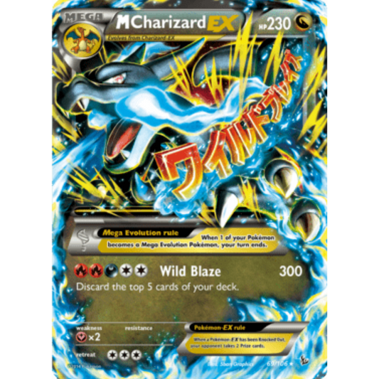 M Charizard EX (X) 069/106  - Holofoil XY  Flashfire - Ultra Rare