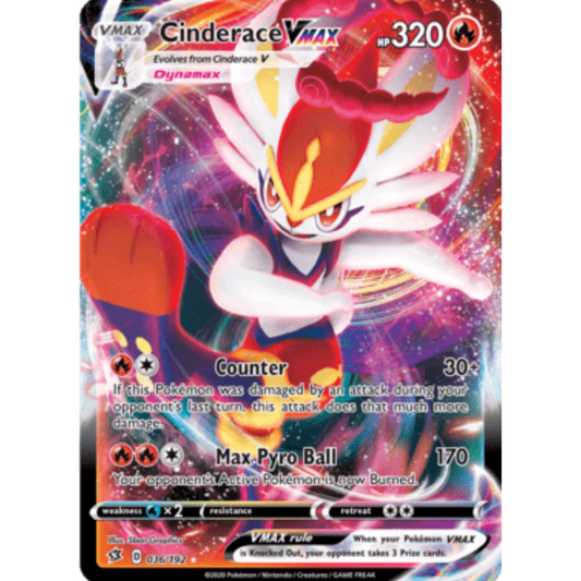 Cinderace VMAX (036/192) [Sword & Shield: Rebel Clash]