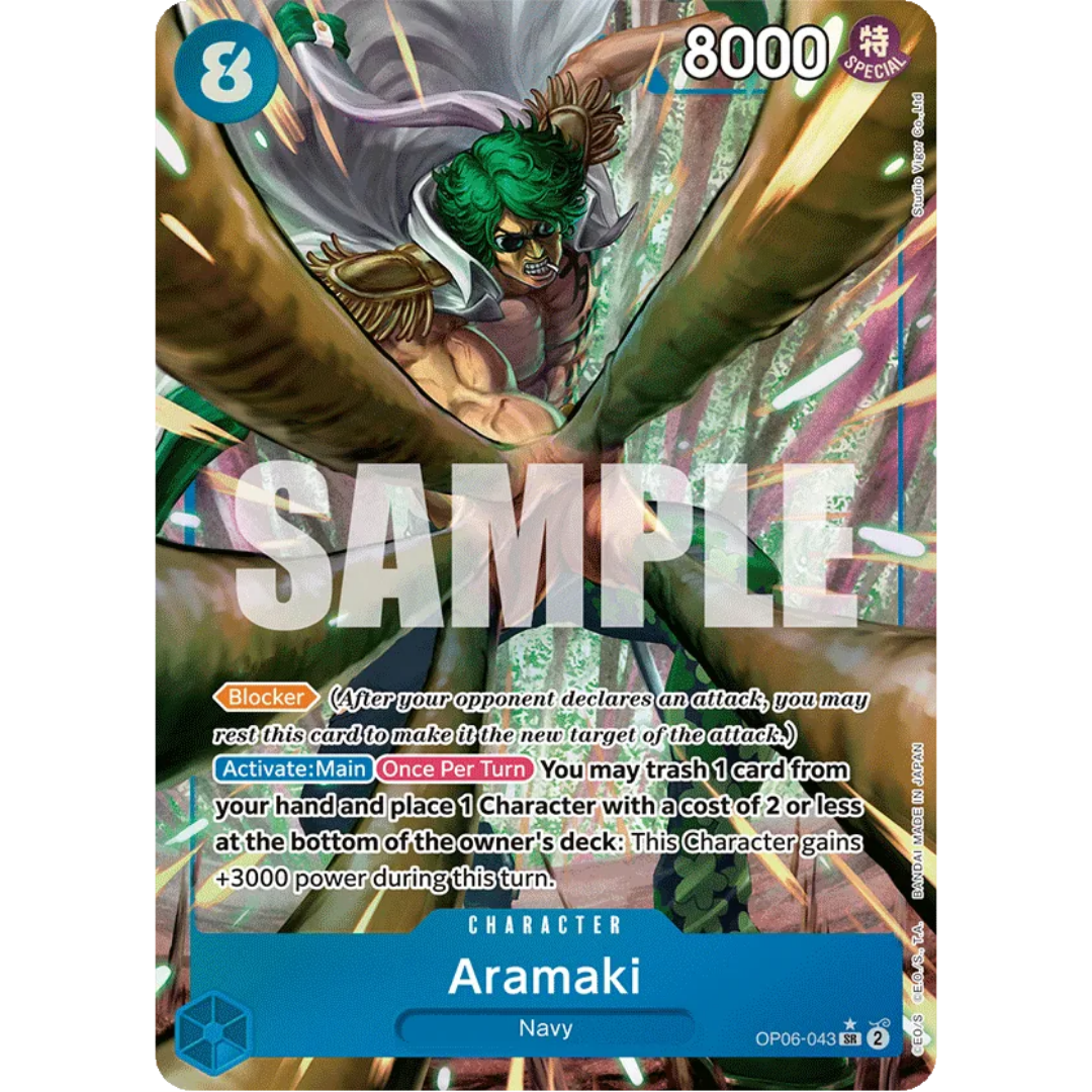 Aramaki (Alternate Art) (OP06-043) - Wings of the Captain Foil