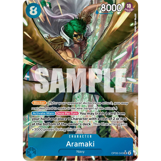 Aramaki (Alternate Art) (OP06-043) - Wings of the Captain Foil