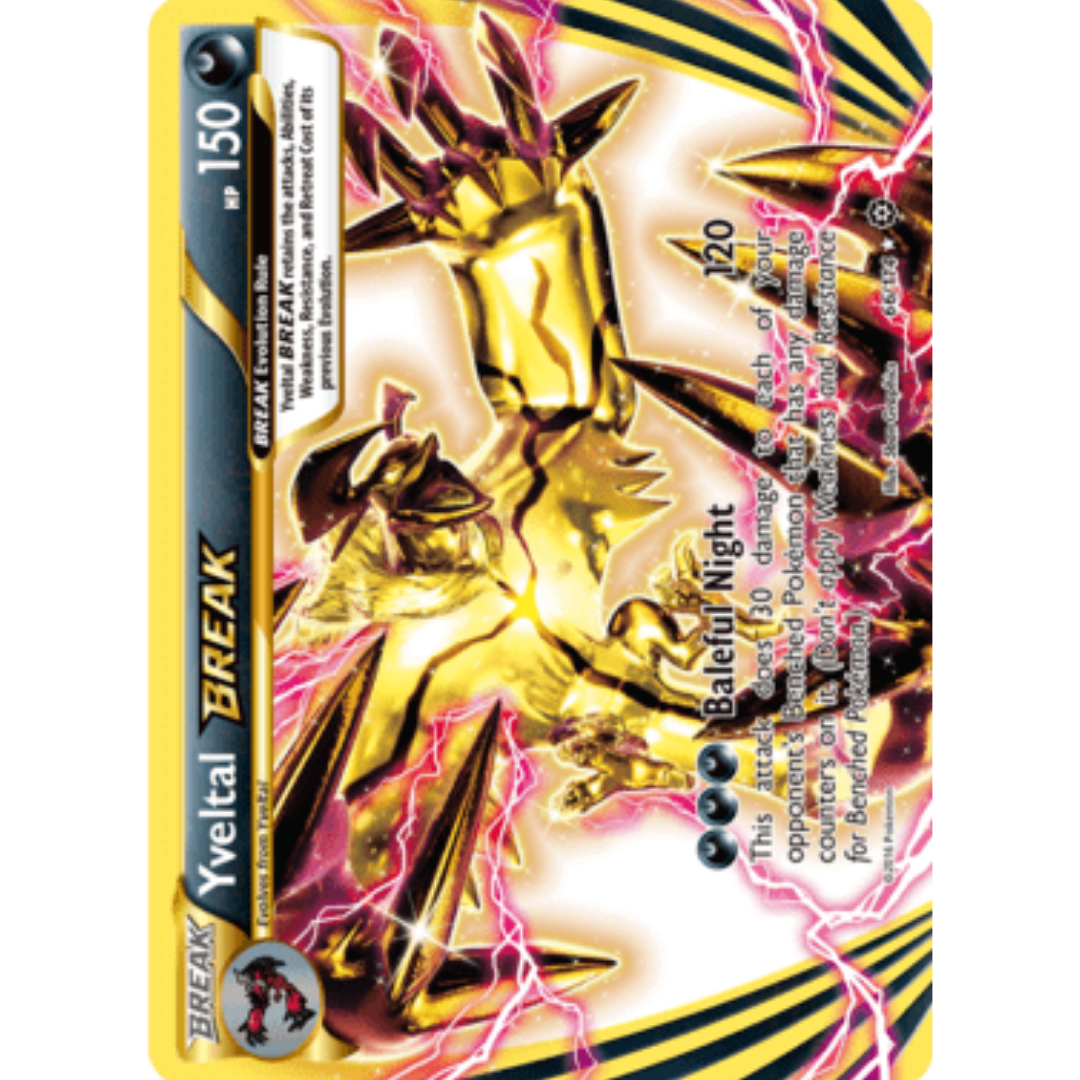 Yveltal BREAK 066/114  - Holofoil XY  Steam Siege - Rare BREAK