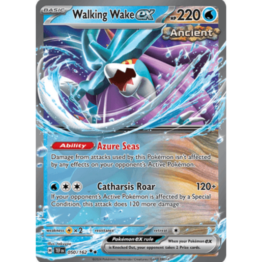 Walking Wake ex (050/162) [Scarlet & Violet: Temporal Forces]