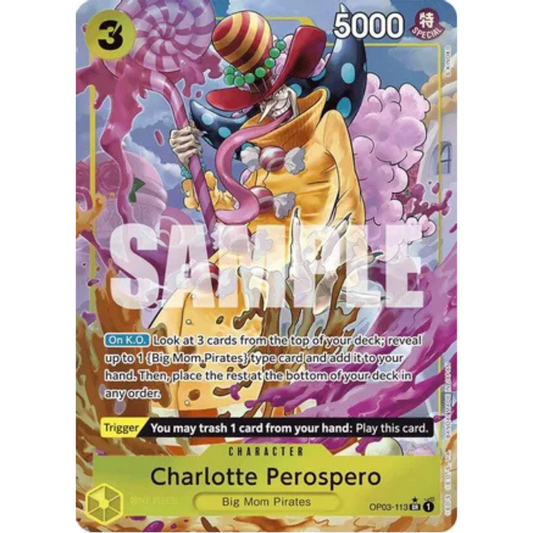 Charlotte Perospero (Alternate Art) (OP03-113) - Premium Booster -The Best- Foil