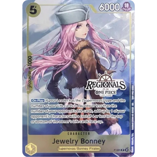 Jewelry Bonney (CS 25-26 Regionals Textured Chase Promo) (P-085) - One Piece Promotion Cards Foil