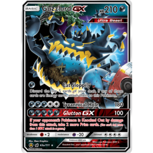 Guzzlord GX (63a/111) (Jumbo Card) [Sun & Moon: Crimson Invasion]