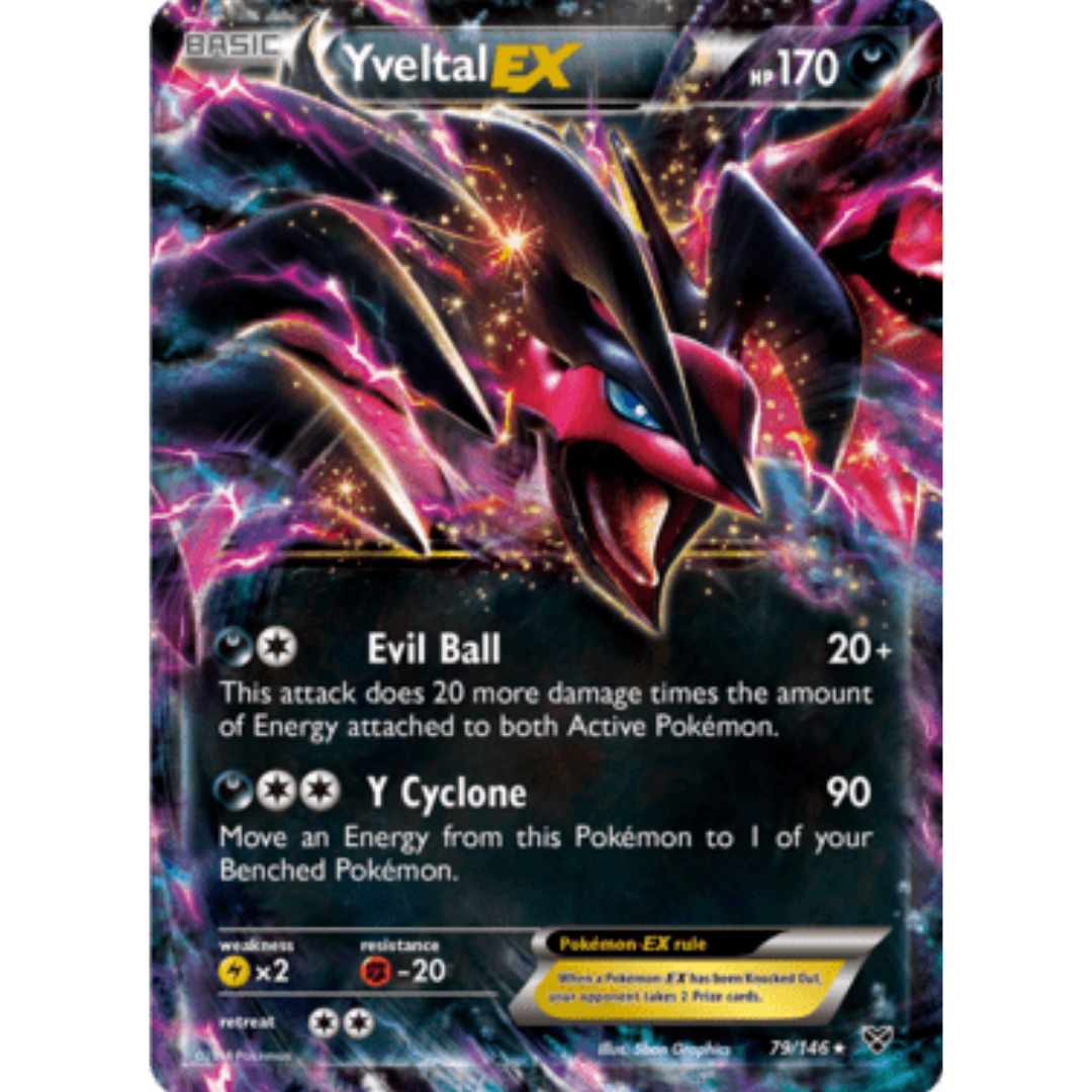 Yveltal EX 079  - Holofoil XY Base Set - Ultra Rare