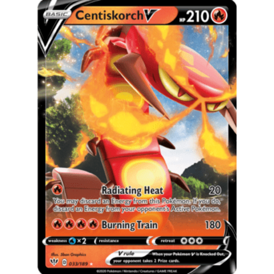 Centiskorch V (033/189) [Sword & Shield: Darkness Ablaze]
