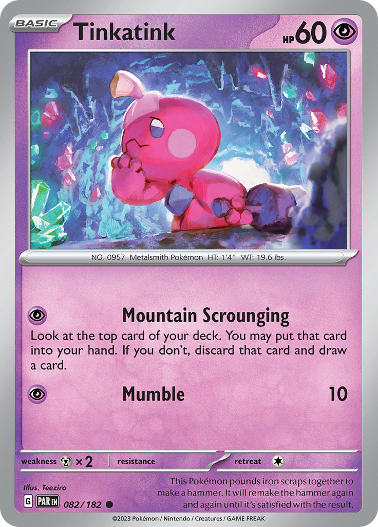 Tinkatink 082/182  SV04 Paradox Rift - Common