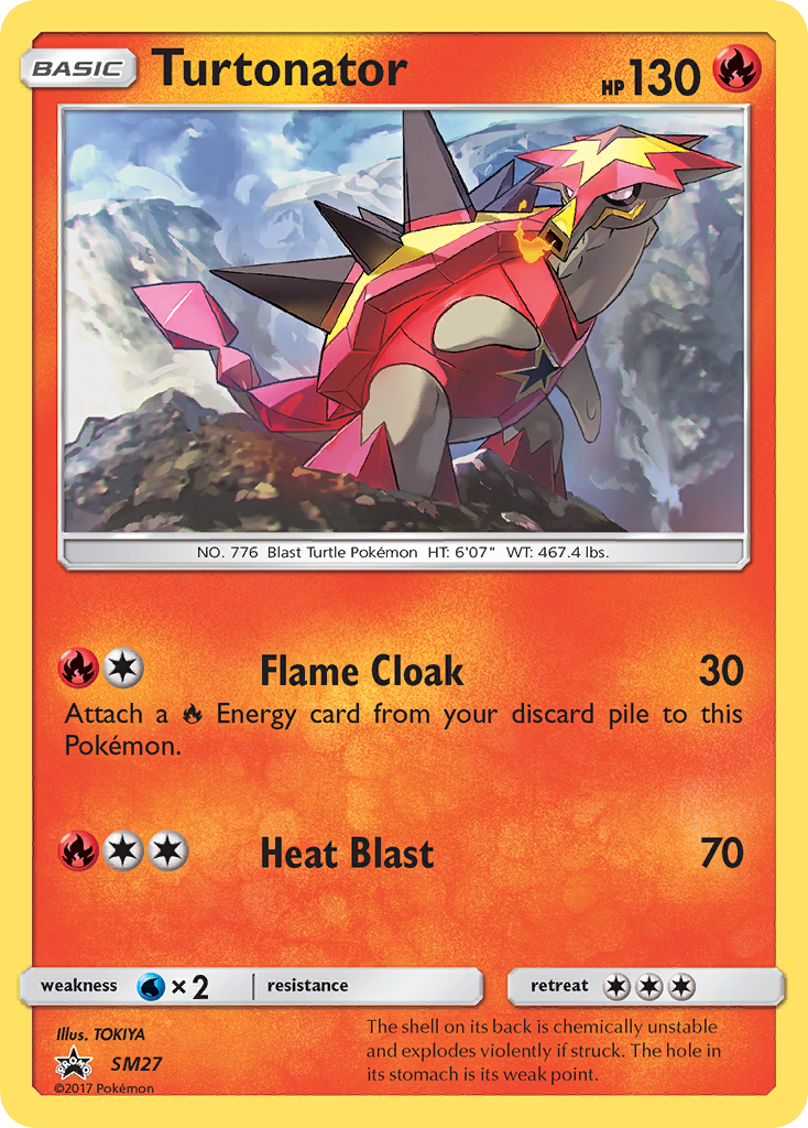 Turtonator SM27  - Holofoil SM Promos - Promo