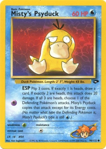 Misty's Psyduck 090  - Unlimited Gym Challenge - Common