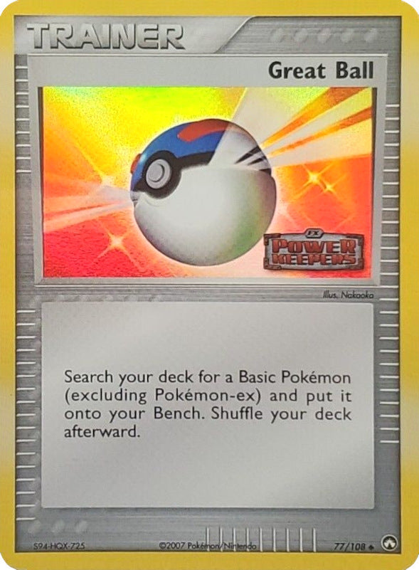 Great Ball  - Reverse Holofoil Power Keepers - Uncommon