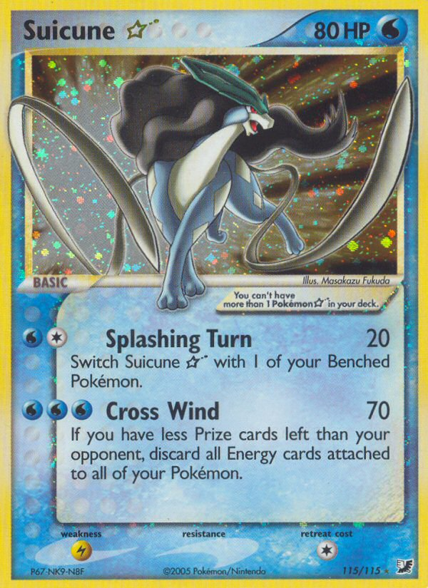 Suicune Star  - Holofoil Unseen Forces - Ultra Rare