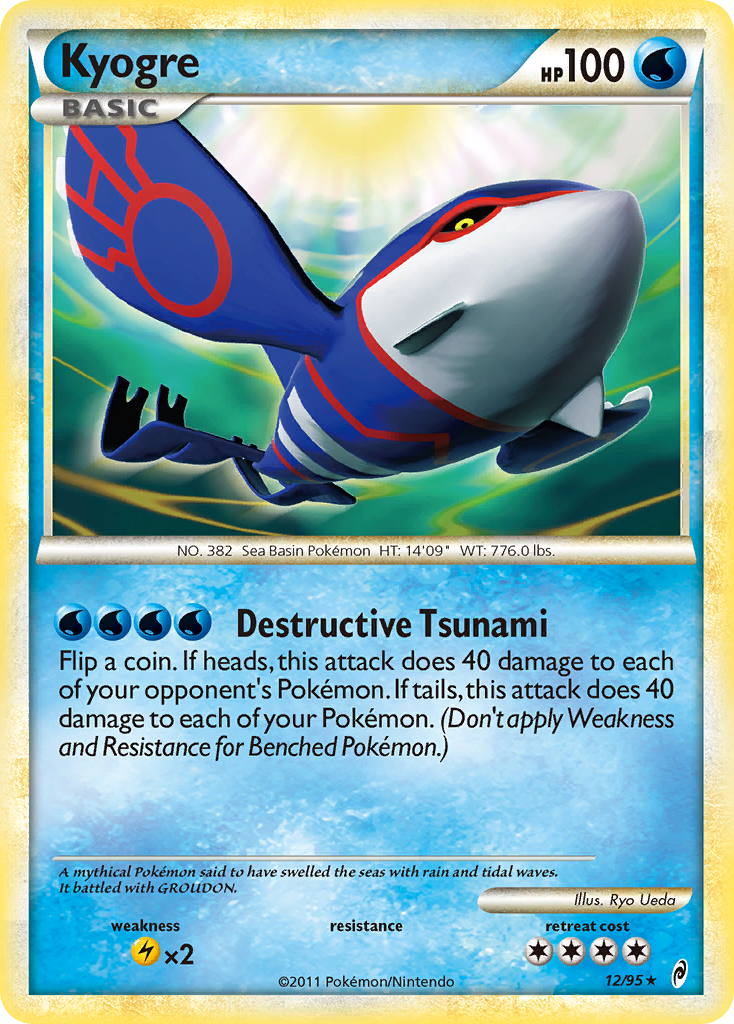 Kyogre  - Holofoil Call of Legends - Holo Rare