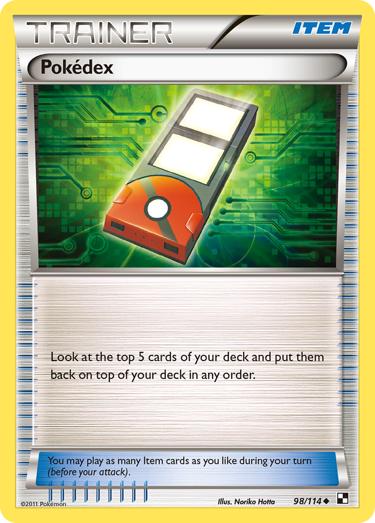 Pokedex 098  Black and White - Uncommon