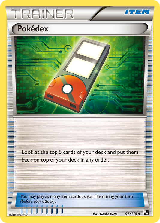 Pokedex 098  Black and White - Uncommon