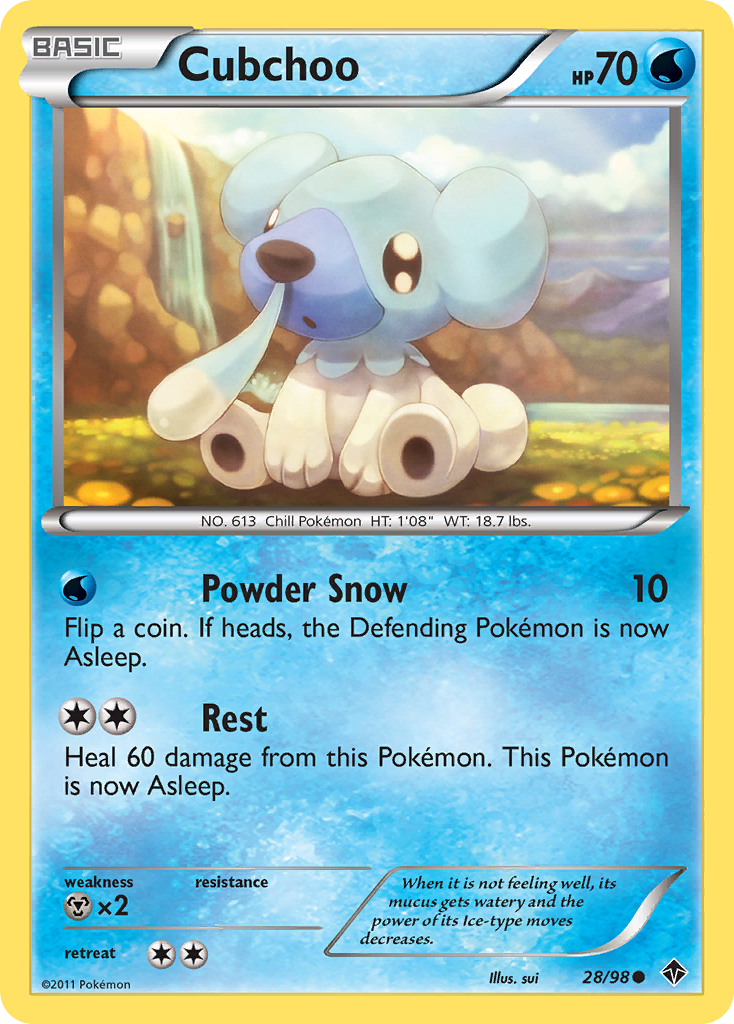 Cubchoo (28) 028  Emerging Powers - Common