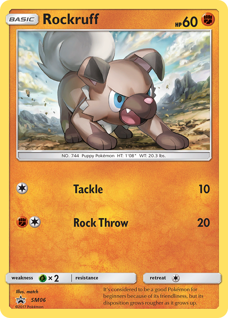 Rockruff - SM06  - Holofoil SM Promos - Promo