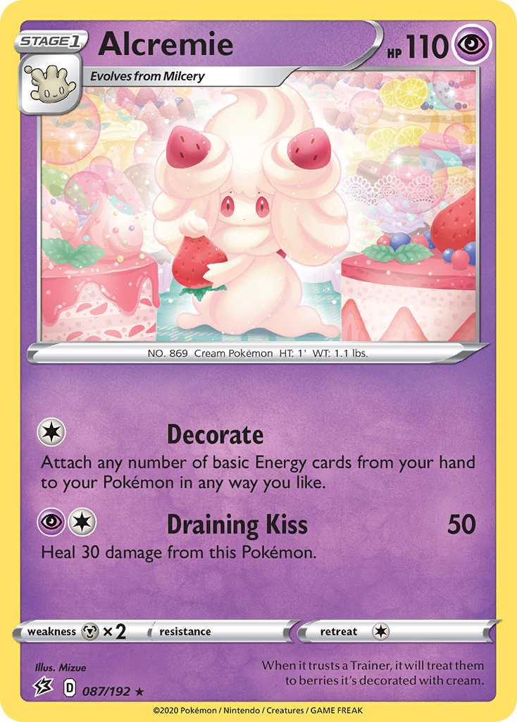 Alcremie 087  SWSH02 Rebel Clash - Rare