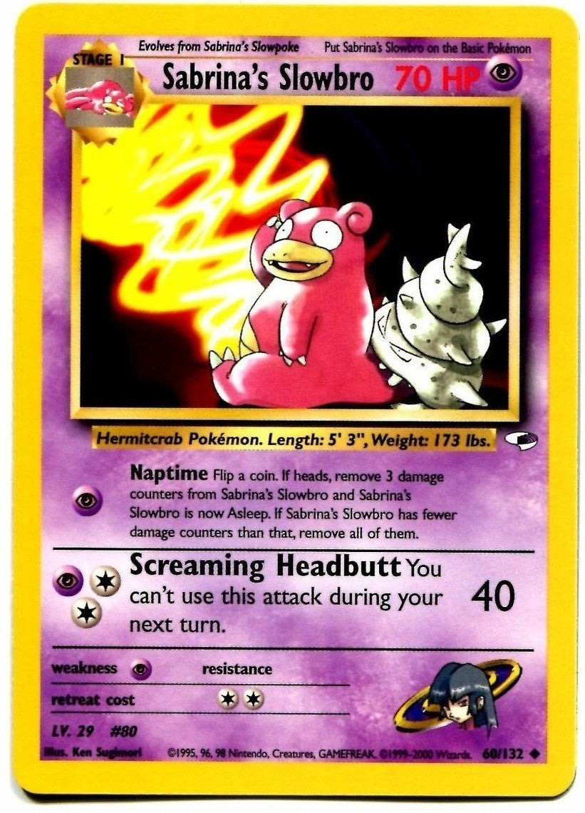 Sabrina's Slowbro 060  - Unlimited Gym Heroes - Uncommon