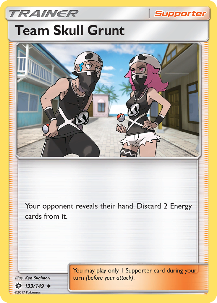Team Skull Grunt 133  SM Base Set - Uncommon