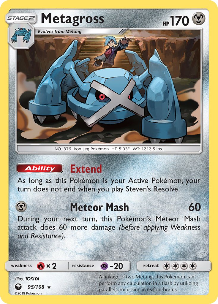 Metagross - 95/168 (Prerelease Kit Exclusive)/168  Deck Exclusives - Rare