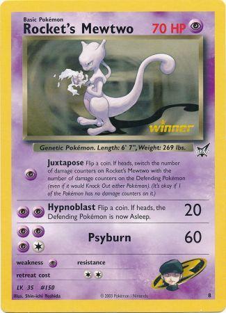 Rocket's Mewtwo - 14/132/132  - Holofoil Jumbo Cards - Promo
