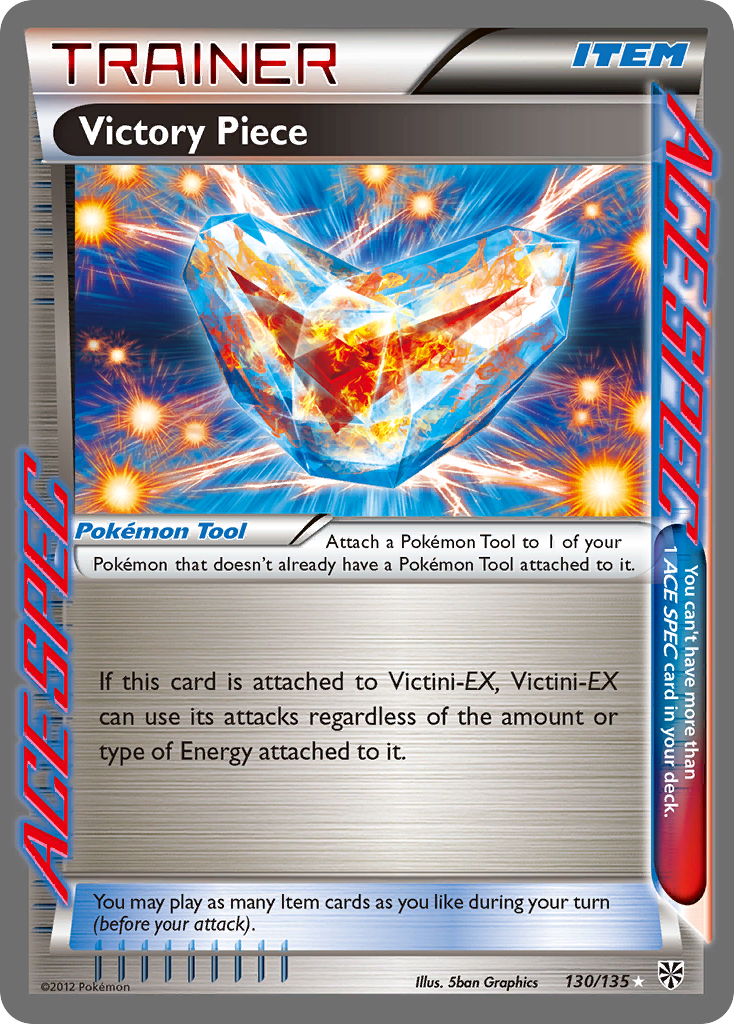 Victory Piece  - Holofoil Plasma Storm - Rare Ace