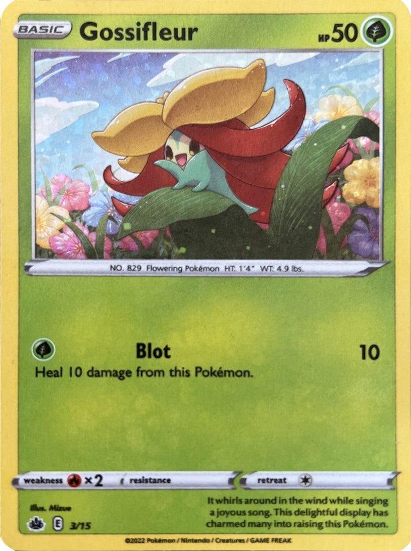 Gossifleur 003/15  - Holofoil McDonalds Promos 2022 - Promo