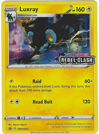 Luxray SWSH023  - Holofoil SWSH Sword & Shield Promo Cards - Promo