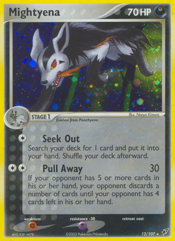 Mightyena  - Holofoil Deoxys - Holo Rare
