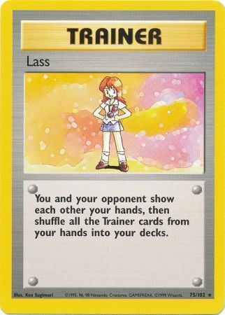 Lass 075/102  Base Set - Rare