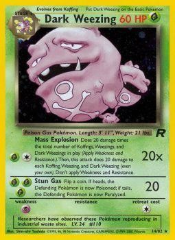 Dark Weezing (14) 014  Team Rocket - Holo Rare