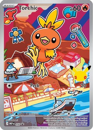 Torchic 056  - Holofoil ME Mega Evolution Promo - Promo