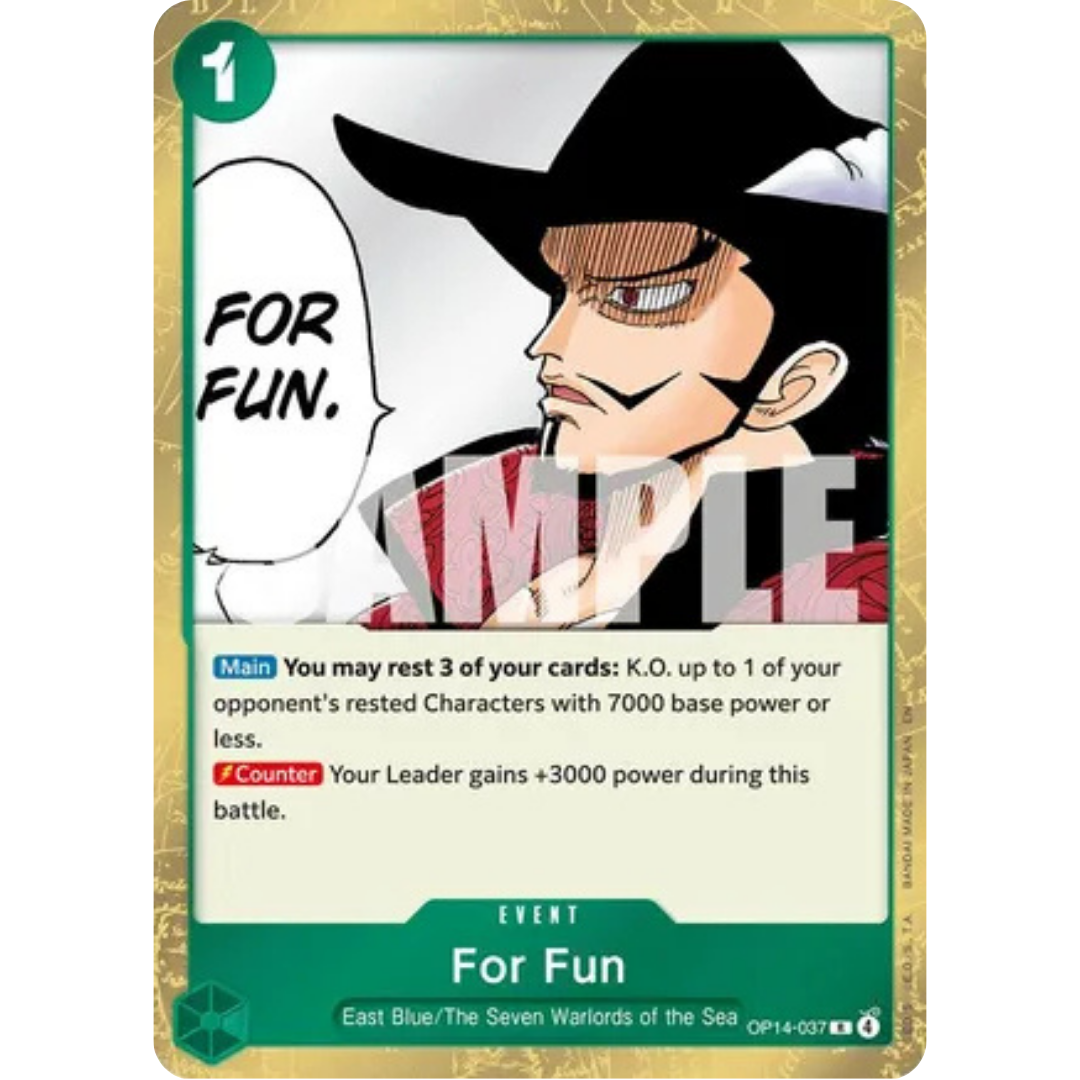For Fun (OP14-037) - The Azure Sea's Seven Foil