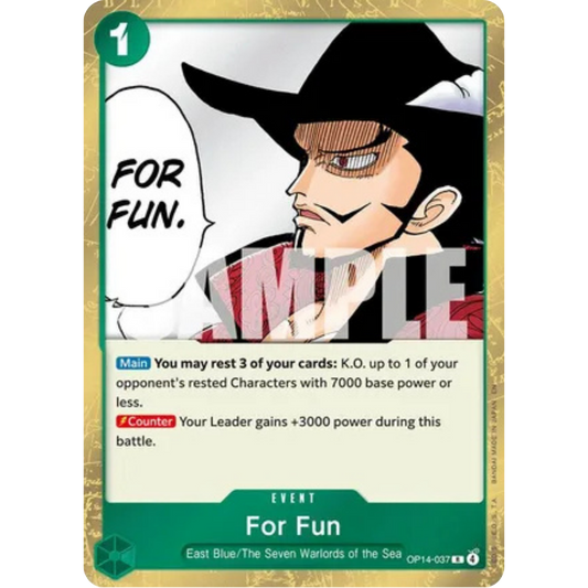 For Fun (OP14-037) - The Azure Sea's Seven Foil